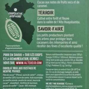 Noir, Pérou, Éclats de menthe