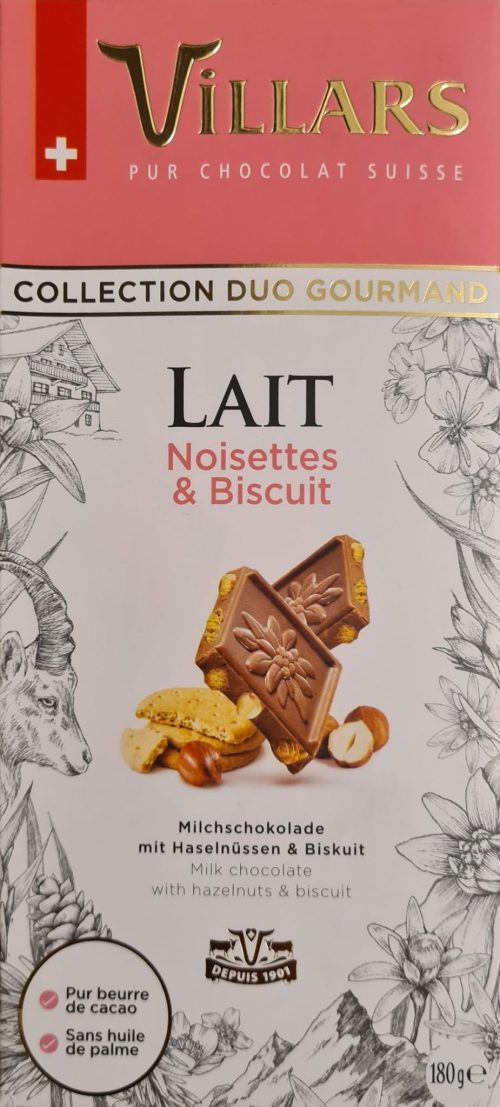 Villars, Lait Noisettes & Biscuit